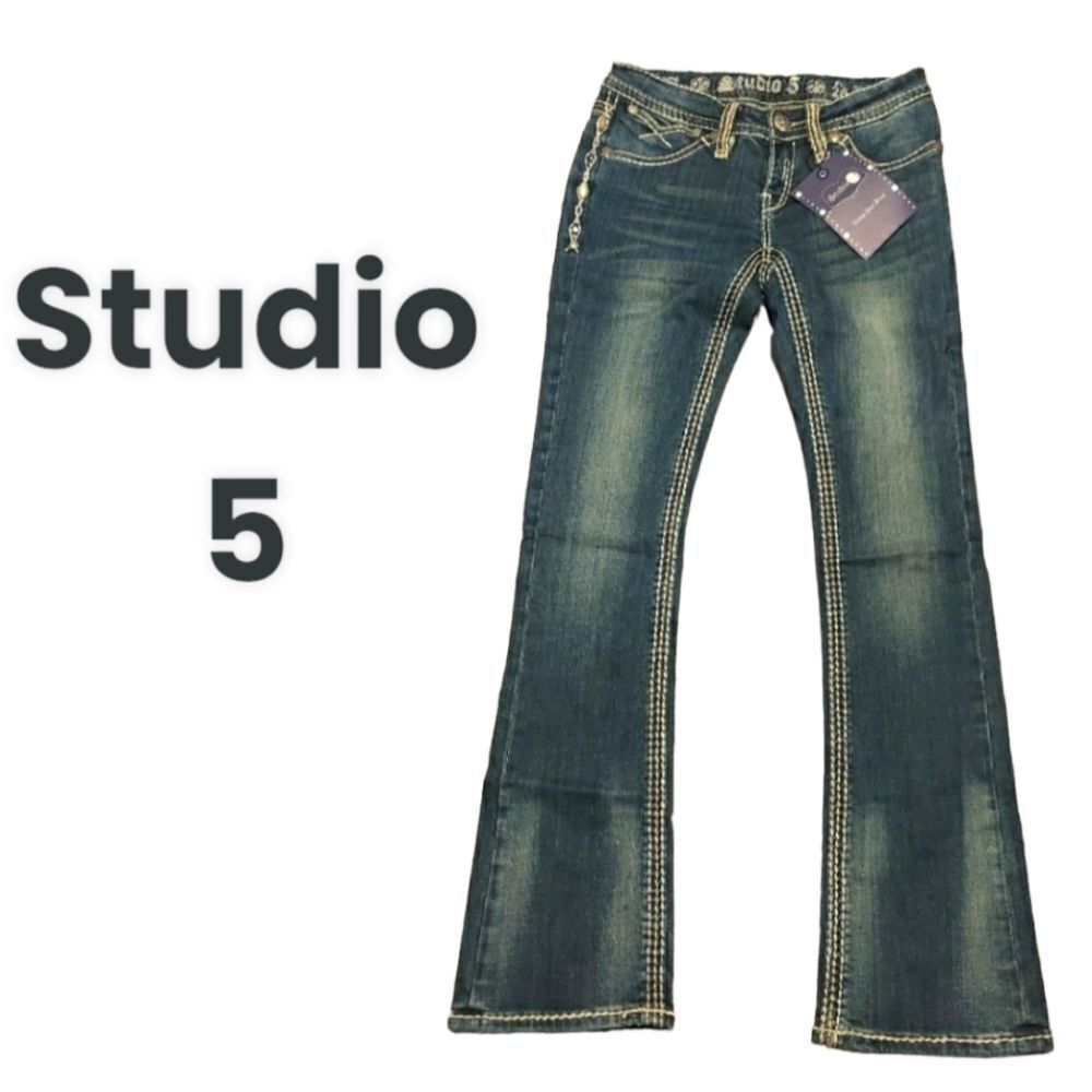 𝅺studio 5 jeans bootcut new with tags size 26 (5)